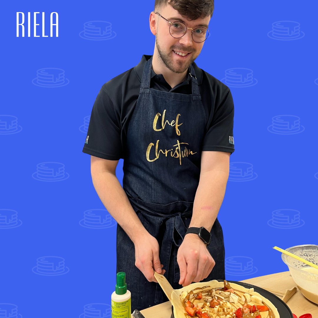 🥞 IT’S PANCAKE DAY! Thank you to Christian Crompton and Louise Gimson who have been whisking up a storm of pancake perfection for #TeamRiela this morning. Happy Pancake Day everyone! #PancakeDay