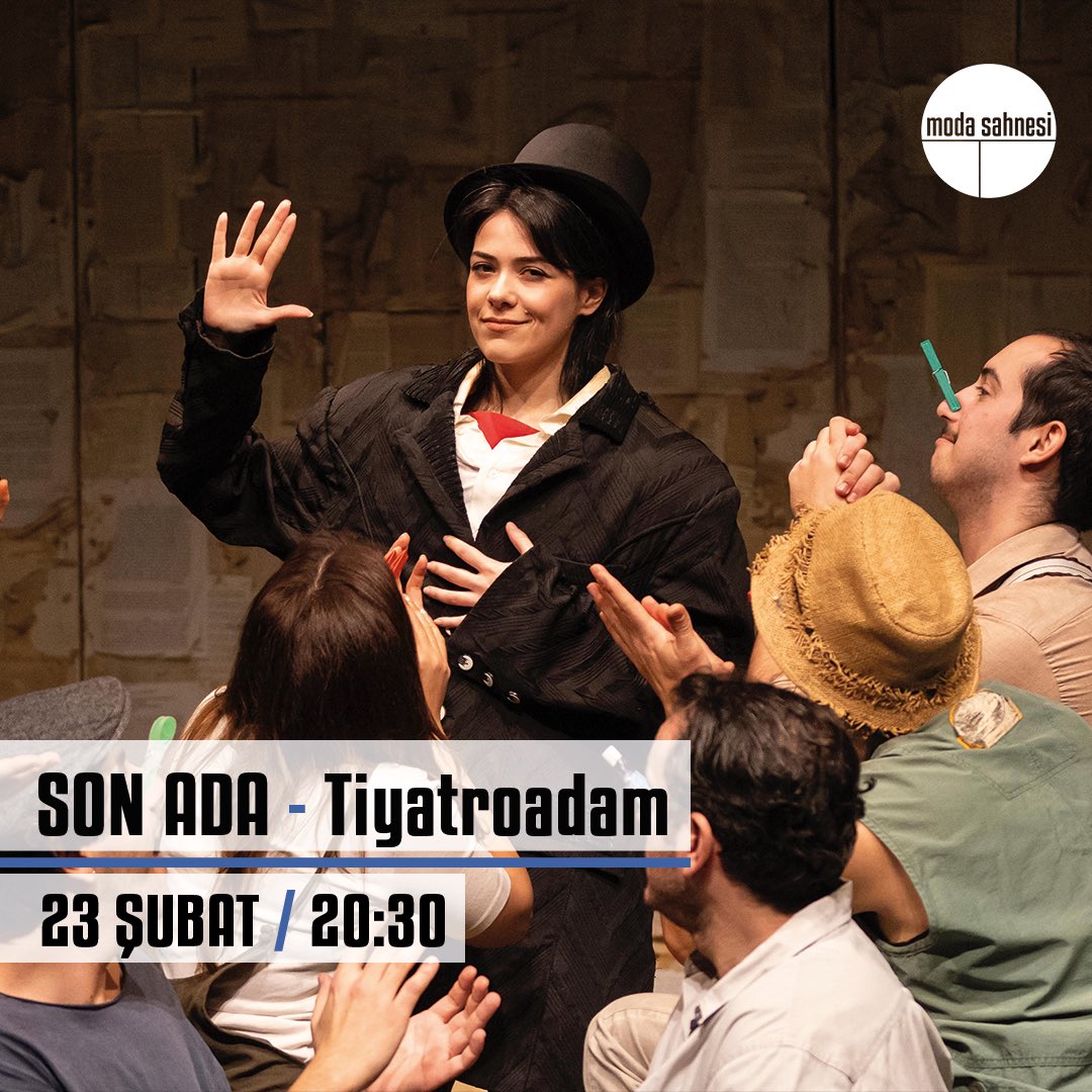 Son Ada
23 Şubat, 20.30
<a href="/Tiyatroadam/">Tiyatroadam</a> 

Bilet almak için🔻
biletinial.com/tr-tr/tiyatro/…

#sonada #tiyatroadam #modasahnesi