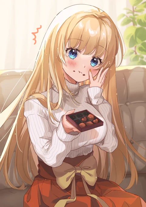 あっ…一緒にチョコ食べる? 