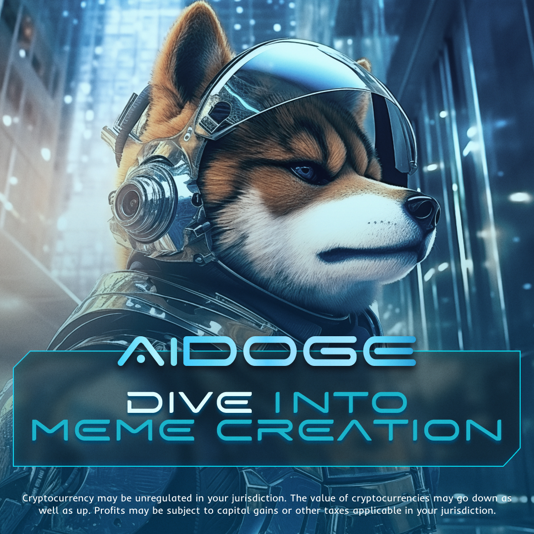 Discover the power of #AiDoge! 🚀 Utilize our AI meme generator to create  the funniest memes in seconds. 😎⚡️ $AI #Crypto #Memes #Web3