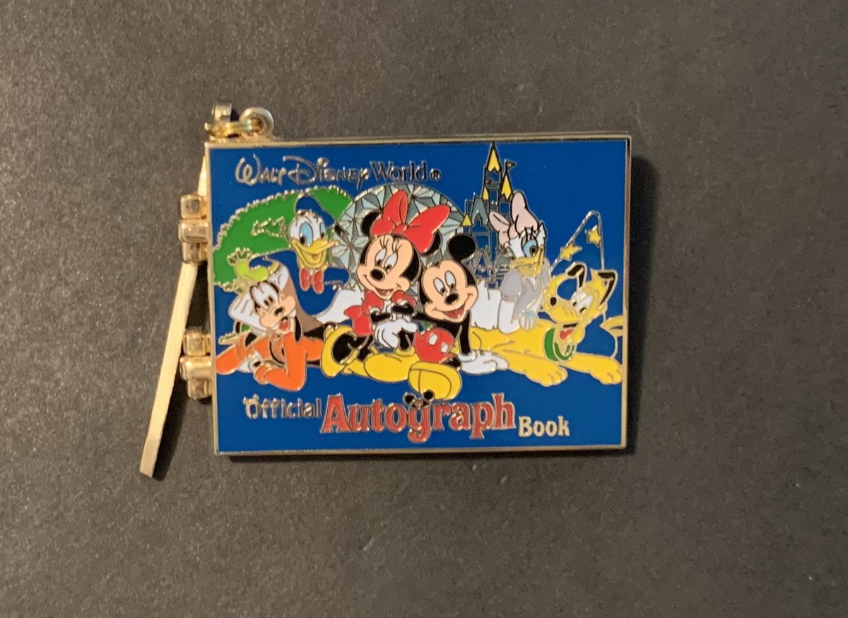 GrimGrinningNic's tweet photo. #GoodMorning
#Tuesday is #PinDay. This pin was a gift. I love it even though I never had an autograph book for collecting character signatures. Did you ever collect signatures? What was the hardest one to get?
#Disney #DisneyWorld https://t.co/cZ2nbPDHLk