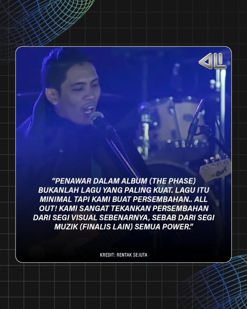 AnugerahIndie's tweet photo. Juara sulung Anugerah Lagu Indie, @margosamusic menceritakan kejayaan mereka di #ALI2020 melalui lagu “Penawar” 🏆

#ALI2023 https://t.co/TmJkUsVAC2