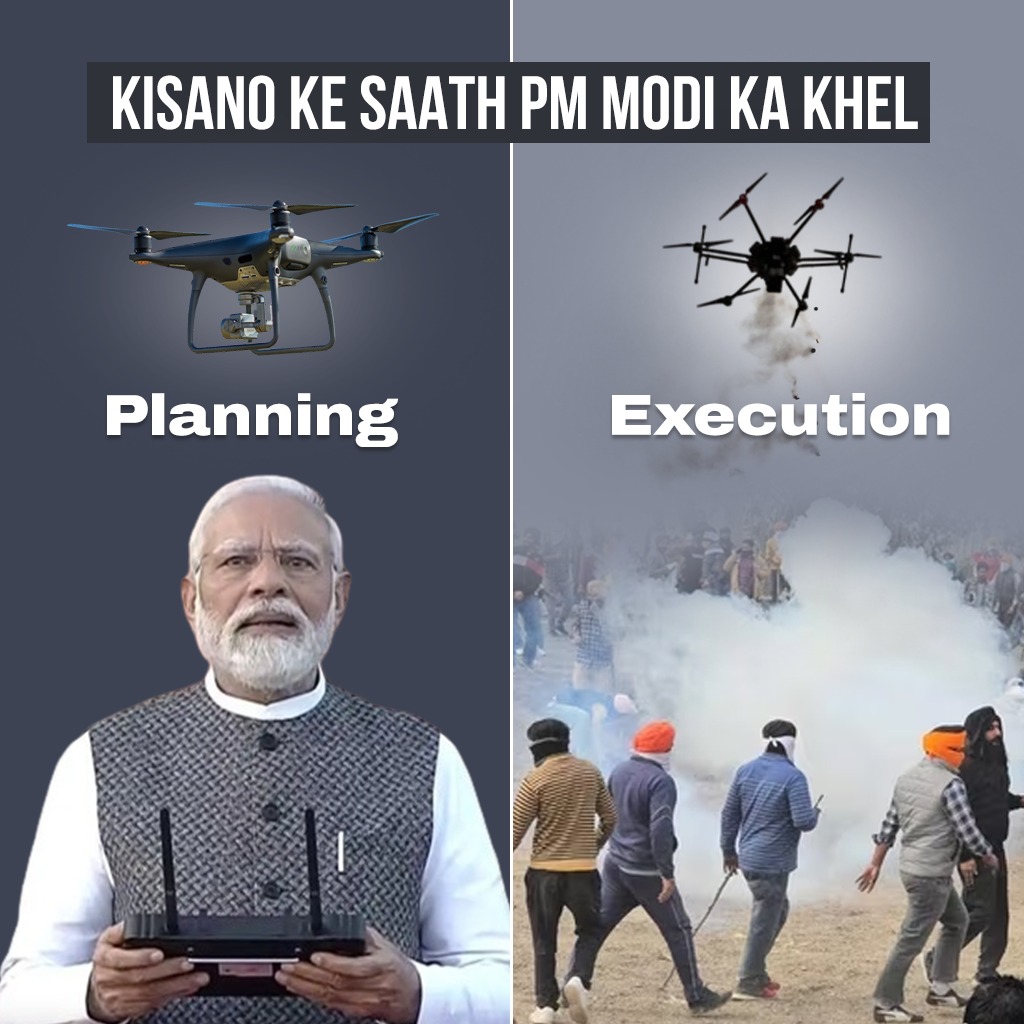 Kisan Virodhi PM Modi