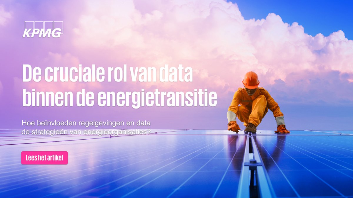 Binnen de energietransitie is de rol van data cruciaal, maar welke stappen kun je als organisatie nemen om een solide databeleid te vormen? Lees hierover meer in ons nieuwe artikel: to.kpmg.nl/X_data-energie…