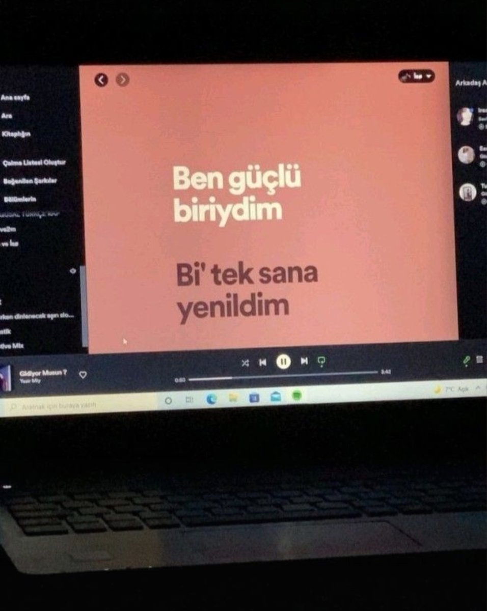 1YeraltiSakini's tweet photo. Bi' tek sana yenildim https://t.co/oMegQjXnut