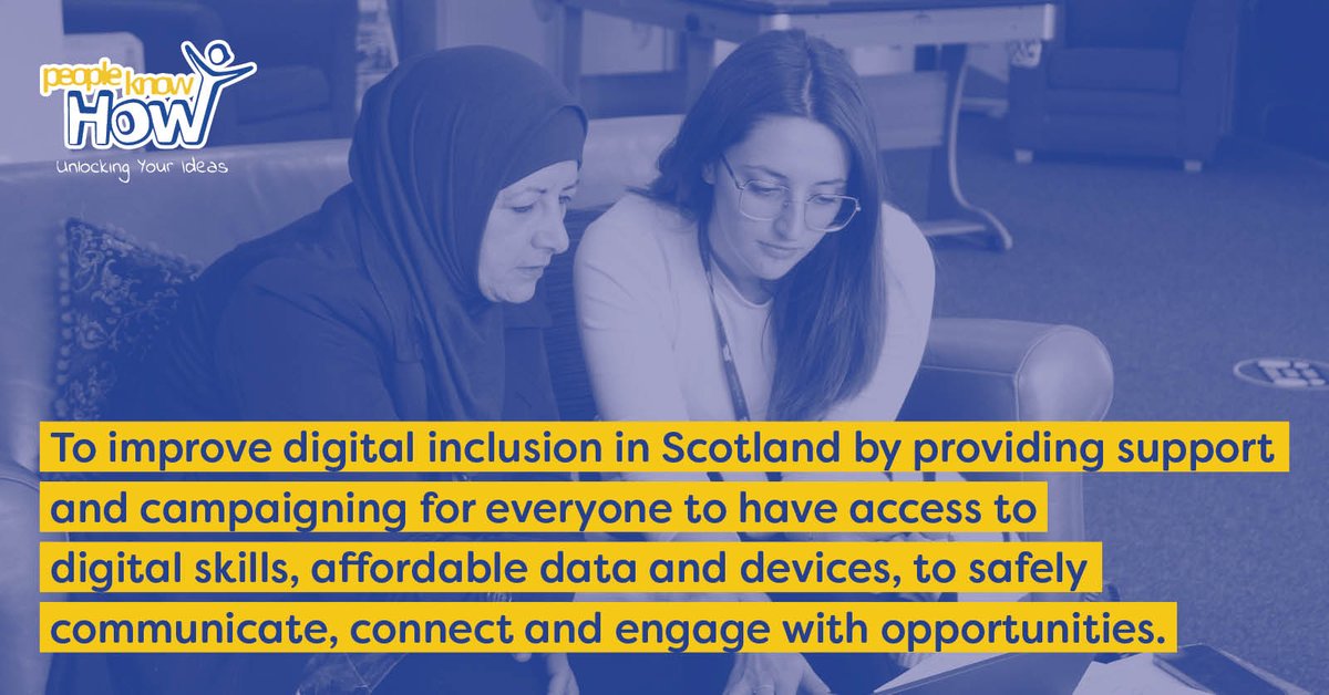 PKHinnovation's tweet photo. Our new strategy presents three key aims. Have a read through our aim around our digital inclusion work, tying into our Reconnect service, Connectivity Now and research. #PeopleKnowHow
Read more about each of our aims in our new strategy: https://t.co/9PNS8O9oCn https://t.co/7uqKozZQRl
