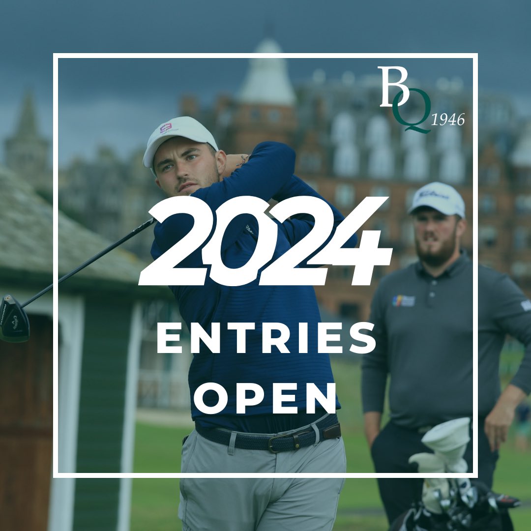 We are pleased to announce that entries for the 74th Boyd Quaich Memorial Golf Tournament are now open!✅   To entry please see the link below⬇️    The deadline is Sunday 7th April 2024⌛️ tourentry.golfbox.dk/?cid=4078968