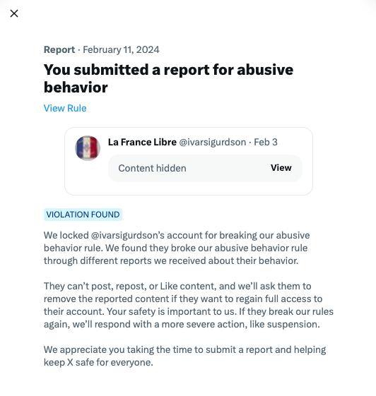 PatrickRoc99529's tweet photo. Vous pouvez nous bloquer autant que vous le voulez, ça ne vous sauvera pas...
Si ces comptes veulent continuer à jouer sur #Twitter, ils devront supprimer leurs tweets #diffamatoires à l'encontre de l'ambassadeur #Decottignies !
La chasse continue ⏱️😈 https://t.co/2zQK4j0DOs
