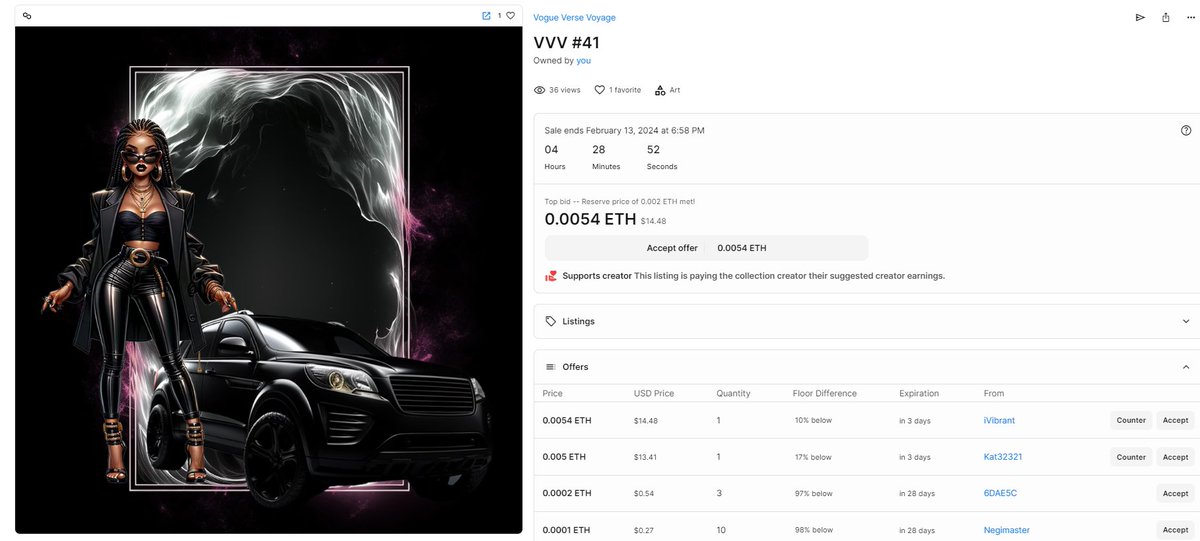 AUCTION UPDATE❣️

4H left

TOP BID <a href="/iVibrant_NFT/">iVibrant🌺</a> 😘😘😘😘