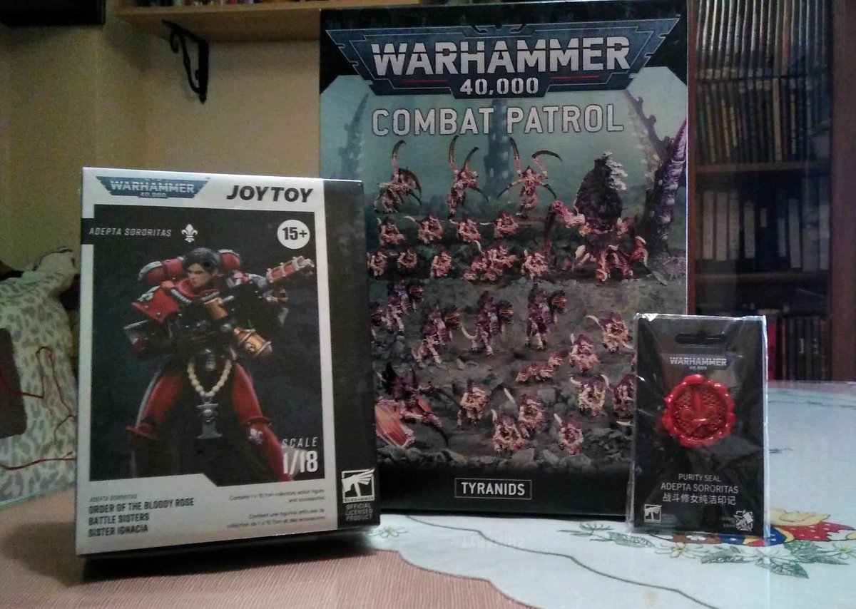 SiegeLightforce's tweet image. Thank you very much for the prize @warhammer, I was surprised to see the Seal and the JoyToy of my favorite faction ^^

#warhammer #gamesworkshop #WarhammerCommunity