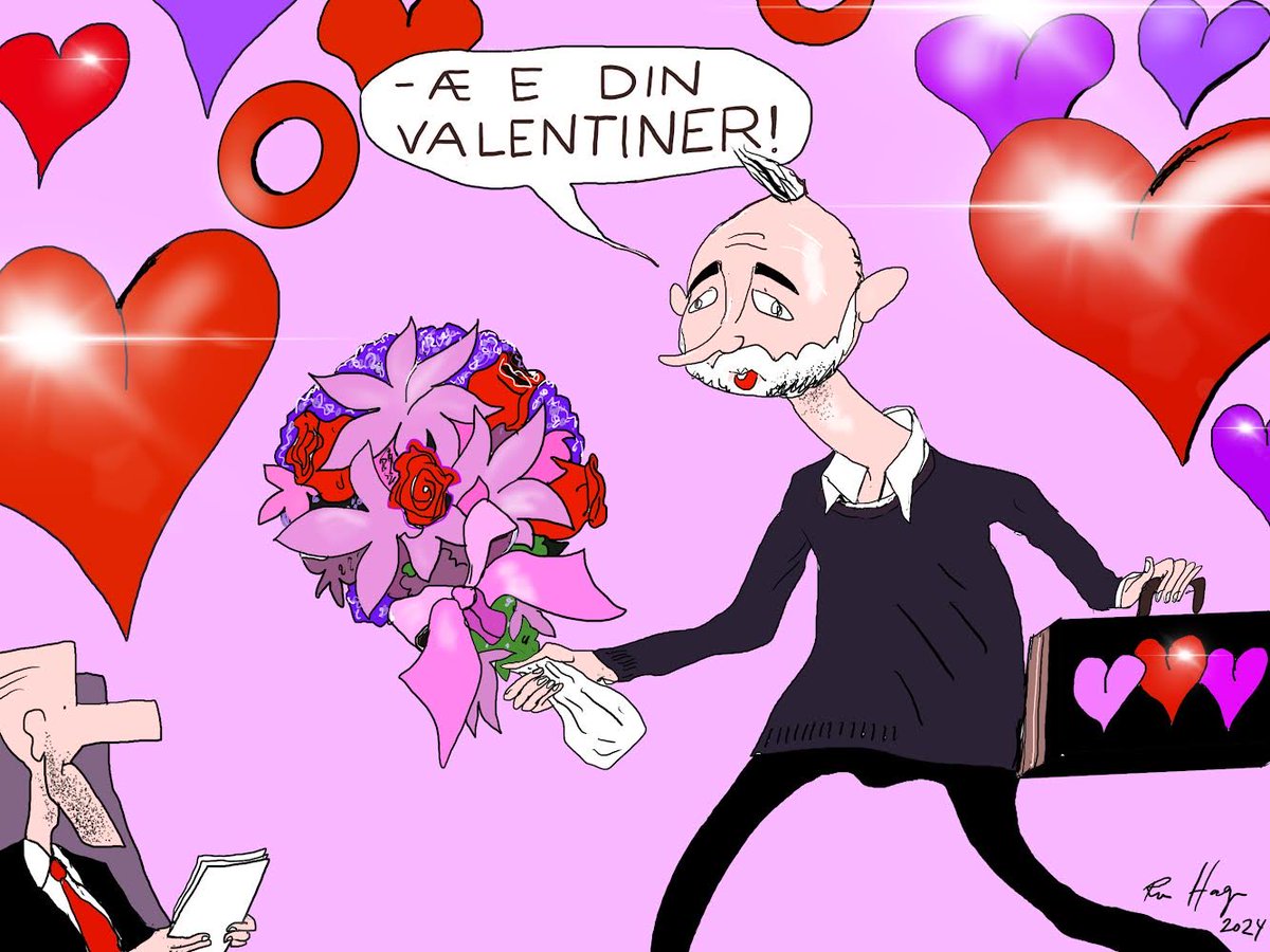 roarhagen's tweet image. 14/2, kjærleikens dag. VG