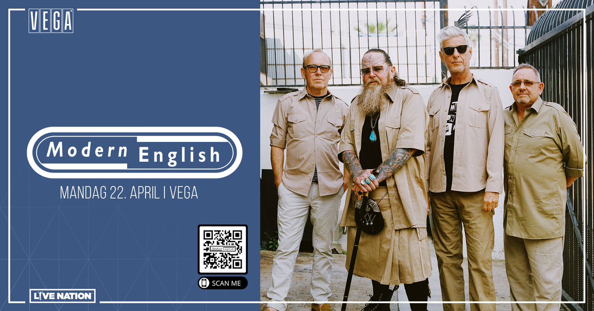 rockfreaksnet's tweet photo. ICYMI: @M0DERNENGLISH will play a headlining show at Lille #VEGAcph in Copenhagen in April. For more information, see this news piece on our website: https://t.co/3Awkl4UigO https://t.co/7qBU73LtOE