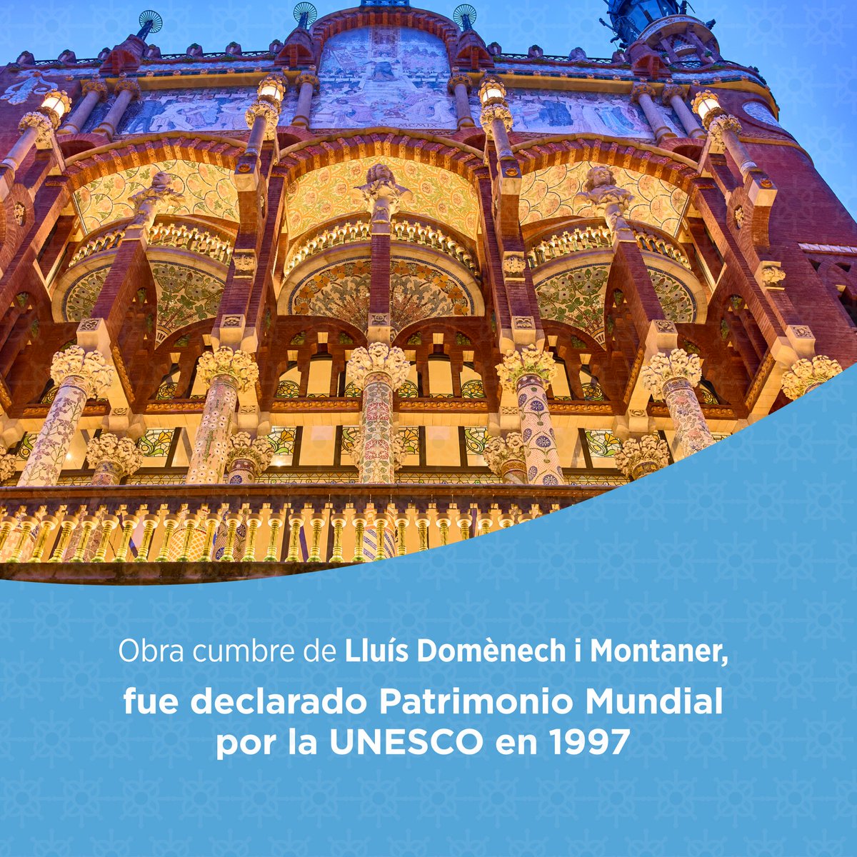 EscalaBcn's tweet photo. El @palaumusicacat 🎶  ha entendido el potencial del turista de crucero desarrollado una oferta adaptada a este perfil y que sigue las tendencias del turismo mundial hacia las experiencias particulares e inmersivas. #TurismoBarcelona #Cruceros https://t.co/bWr88FkY7c