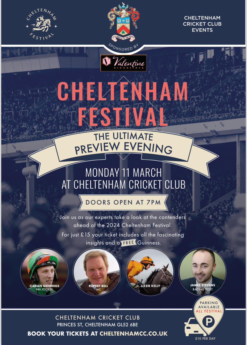 Tickets cheltenhamcc.co.uk 🎫 Reunited with @Rupertbell 🥂🫣