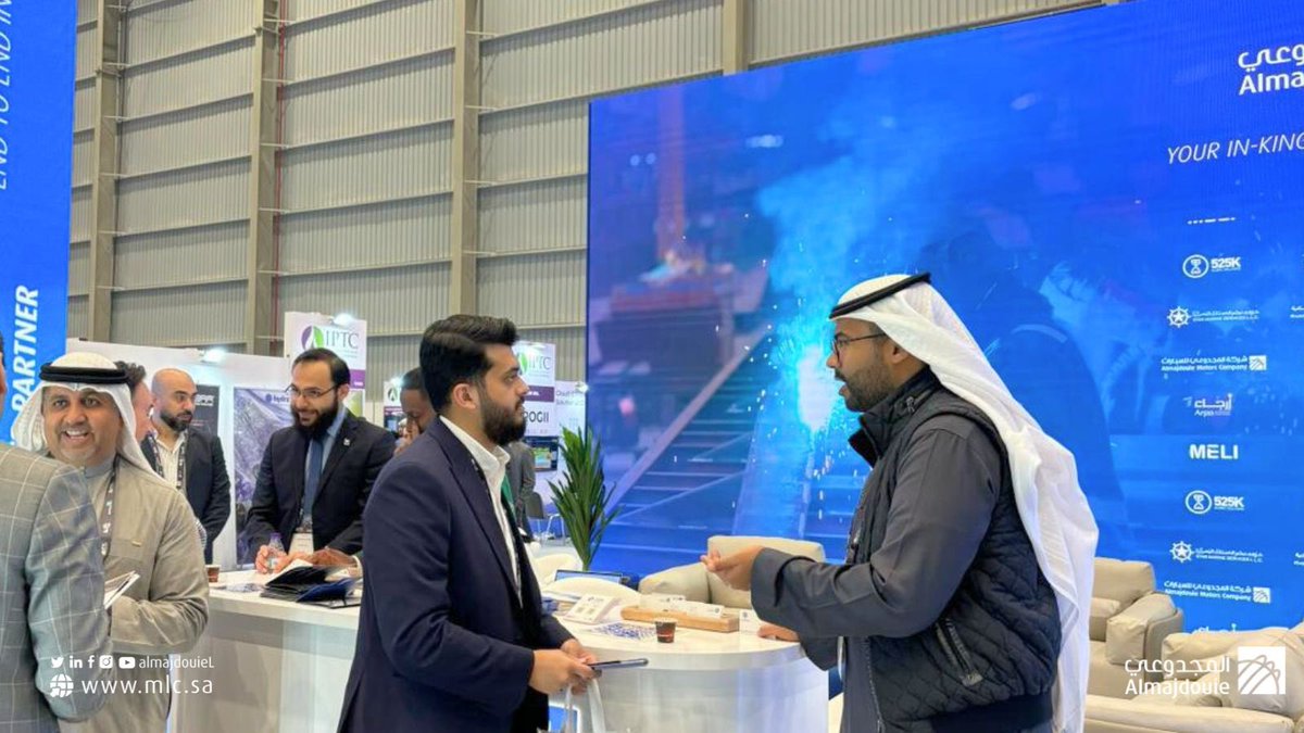 AlmajdouieL's tweet image. ضمن مشاركتنا في اليوم الثاني من المؤتمر الدولي #iptc لتكنولوجيا البترول، نلقاكم غدًا في اليوم الأخير لحلول لوجستية متكاملة تساهم في نجاح مشاريعكم اللوجستية في مجال نقل البتروكيماويات. 

🤝 جناحنا رقم (5360)
🗓️ 12 -14 فبراير 2024
📍الظهران اكسبو 

There is still time to meet out…