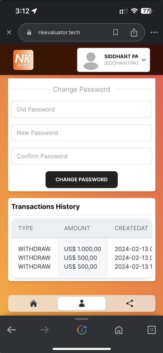 Sid_Pat18's tweet photo. @paypalindia399 here i am attaching some screenshots of the payment withdrawal done through an app. The withdrawal has been initiated but the amount never reflects on my PayPal account. I am not able to understand what next I should do? https://t.co/s597uNXbpb