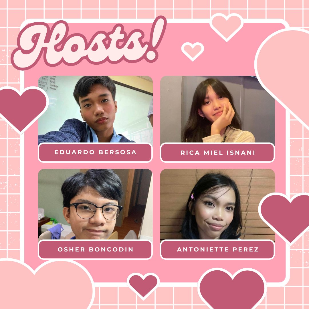 MakSciSSC's tweet photo. STARRING ... 🍿 ANG PINAKA KONTROBERSYAL SA GRADE 10 - SENIOR SPARROWS, EDUARDO BERSOSA 💋 ANTONIETTE PEREZ, ANG PAMBANSANG SNITCH 🙏 RICA MIEL ISNANI, ANG BIDA SA PELIKULANG "ANG BABAENG HINDI MAUBUSAN NG CLUB" 😻 AT SI OSHER BONCODIN NA SINAMA LANG PARA MAY KAPIT SA SSLG 😘 https://t.co/hwPl7uaKES