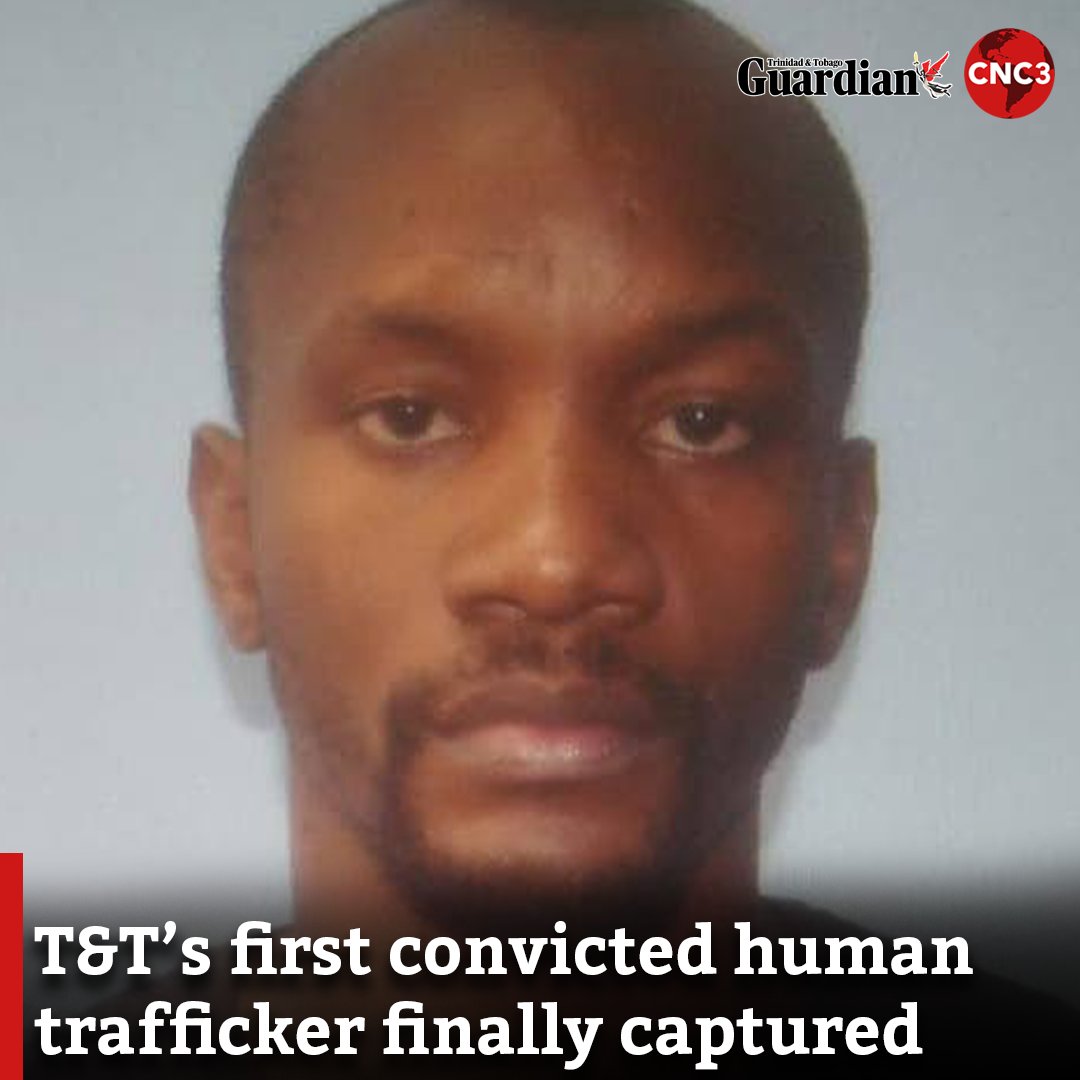 CNC3TV's tweet image. Tunapuna businessman Anthony Smith, who escaped custody before he became the first person to be convicted as a human trafficker in Trinidad and Tobago, was finally captured by a team of police officers on Sunday evening.

For more: guardian.co.tt/news/tts-first…