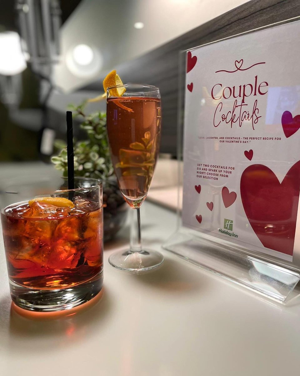 Let us spice up your Valentine’s Day and make it an unforgettable occasion! Our cocktail menu has all ingredients to celebrate love in style. 🥂🩷

#holidayinncamdenlock #valentinesday #celebratelove