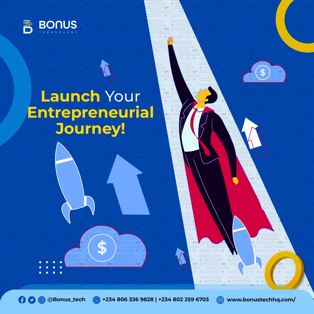 Ready to turn your business dreams into reality? Secure your place in the business world with our hassle-free business registration services. Let's navigate the paperwork, so you can focus on building your empire! 
 #BusinessLaunch #EntrepreneurialJourney #Bonustechnology