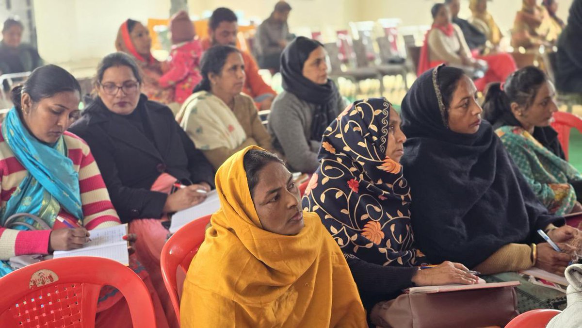 The Global Surg India CEI program to train ASHA workers in surgical site care and early cancer detection was rolled out today in village Sudhar. Huge success as more than 150 ASHAs in attendance . Well done <a href="/Atul_Suroy/">Atul Suroy</a> Amit Gulrez Deepak Jain <a href="/NIHR_GSU/">NIHR Global Surgery</a>