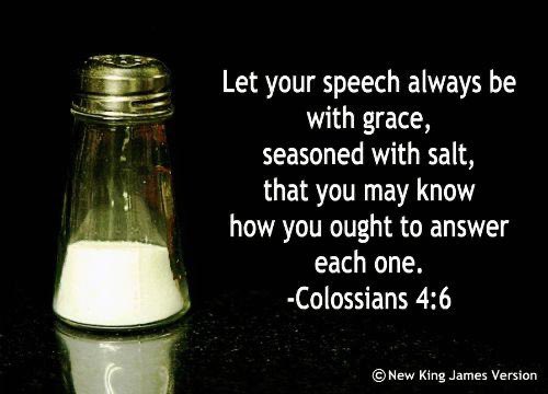 Being salty takes on a whole new meaning as we follow Jesus! #GraceGiving