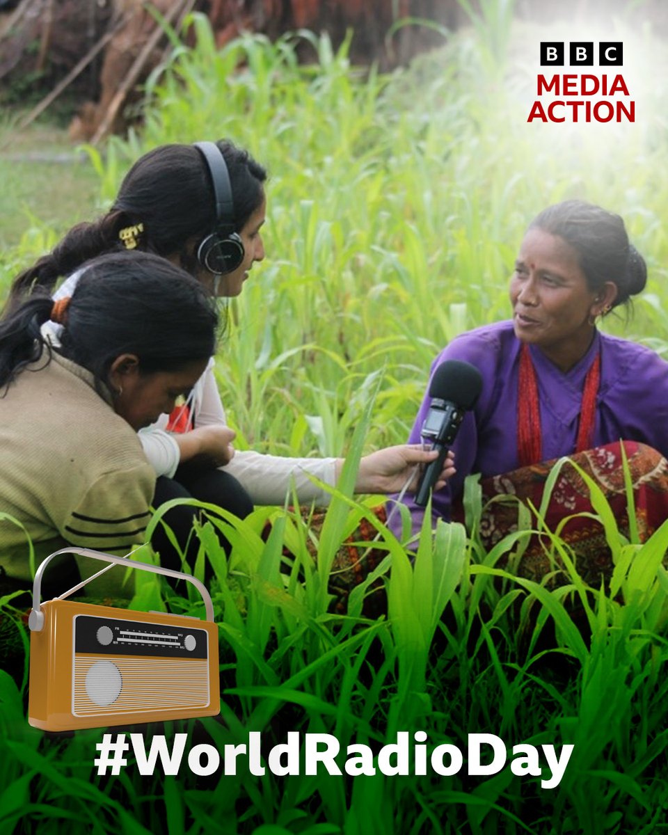 bbcmaNP's tweet photo. Celebrating the immense impact of #radio in providing information for people to make informed decisions, save lives, and strengthen democracy during #WorldRadioDay2024. @bbcmaNP is proud to be working with broadcasters #ACORAB #BroadcastingAssociationNepal #RadioNepal #CommIsAid https://t.co/YUohU7eFiu