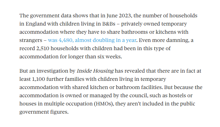 The legal loophole that leaves thousands of children in hostels, but not recorded in official data insidehousing.co.uk/insight/the-le… by @kathy_swinds #UKhousing #homelessness #opendata