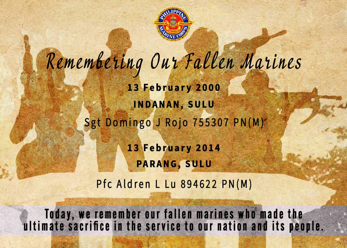 Remembering Our Fallen Marines

#ProtectingtheSeasSecuringOurFuture 
#ModernandMultiCapablePHNavy
#AFPyoucanTRUST
#PHMarinesCorps
#TheFewTheProudTheMarines
#NationalManeuverAmphibiousForce