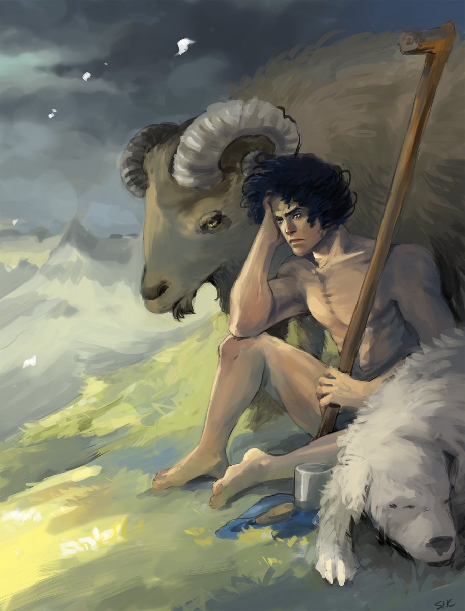 The Shepherd sharii.com/arts/the-sheph… #illustration #art