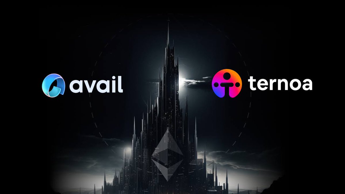 Ternoa 2.0 (@ternoa_) on Twitter photo Partnership announcement 🚨
🔥Ternoa’s zkEVM Layer 2 is amongst the 10 first validiums using @availproject for data availability
Can’t wait to collab to scale <a href="/ethereum/">Ethereum.org</a> further in a more secure way with TEE proofs ! 🚀
➡️Next step: Test Net
Read more: medium.com/ternoa/highly-… Partnership announcement 🚨
🔥Ternoa’s zkEVM Layer 2 is amongst the 10 first validiums using @availproject for data availability
Can’t wait to collab to scale <a href="/ethereum/">Ethereum.org</a> further in a more secure way with TEE proofs ! 🚀
➡️Next step: Test Net
Read more: medium.com/ternoa/highly-…
