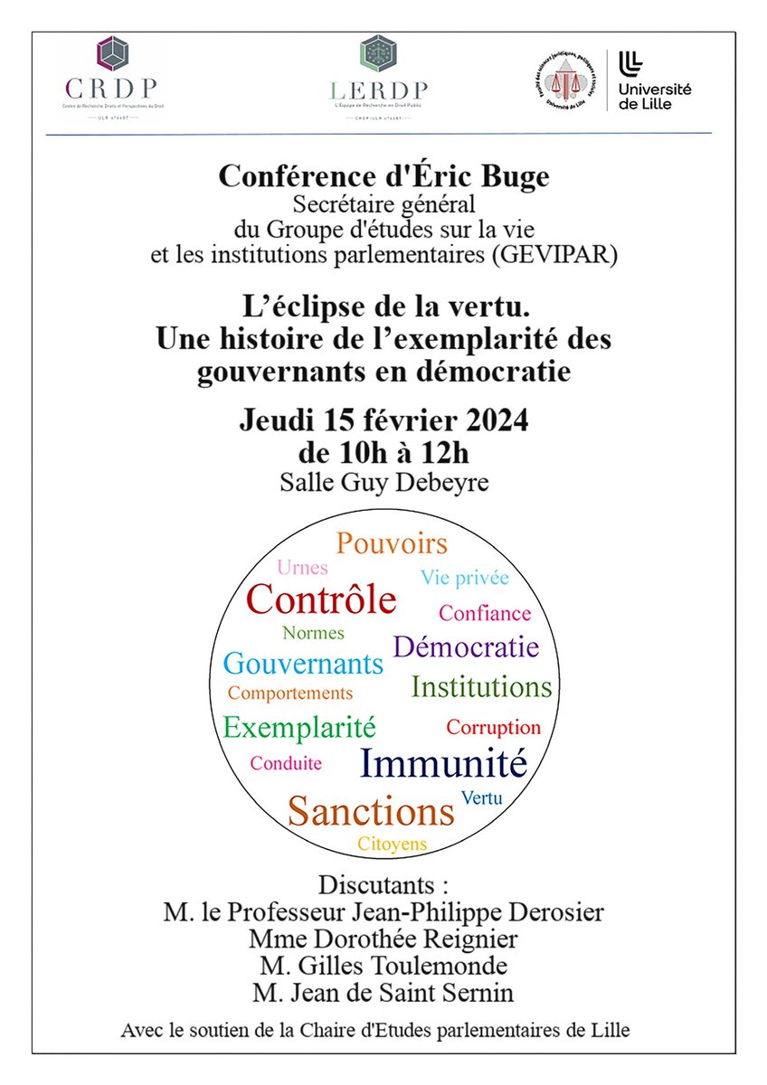 Chaire d’Études parlementaires tweet media