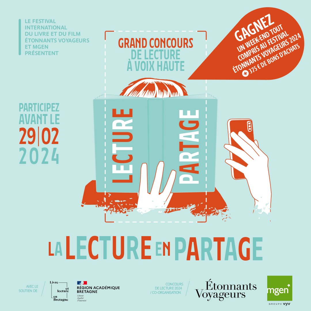 [#MGENPartenaire] MGEN et Étonnants Voyageurs s’associent à l’occasion de la 34ᵉ édition du festival pour lancer : “La lecture en partage”, tout nouveau concours individuel de lecture à voix haute qui associe lecture et créativité. ▶️ mgen.fr/actus-conseils…