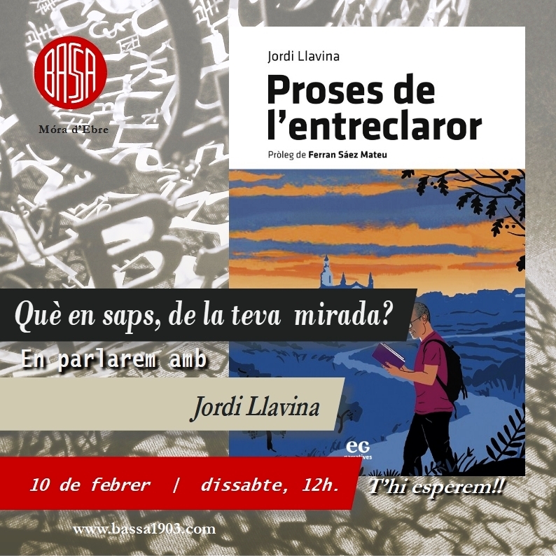 Sabem una mica més de la nostra mirada.
Gràcies Jordi.
❤️"Proses de l'entreclaror"
#lectures #llibreria #llibreriesindependents
#recomanacionsliteraries #lectura #llibres