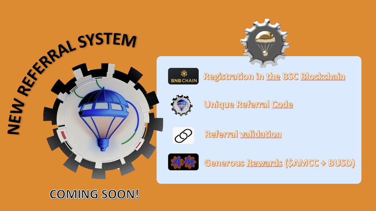 📢We continue very strong and with a defined direction with AIRDROP MACHINES and the  🚀NEW REFERRAL SYSTEM🚀
👉webside: airdropmachines.org 
👉Discord: discord.com/invite/d7zJVUc…  
👉X: @AmccMachines  
👉#AMCCTOKEN
🧵