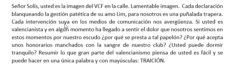 navi2004vcf's tweet photo. #BD Al Sr. Solis, valenciano y "valencianista"... 🦇
#SolisTraidor https://t.co/Nl2ZsrTsu1