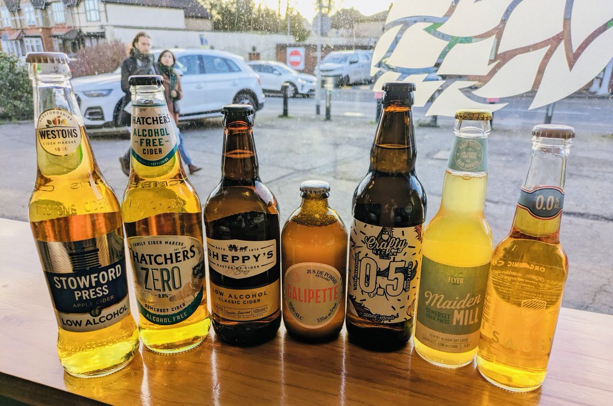 In our latest episode Alison tastes a selection of low and no ciders from a wide selection of makers with Sam Wright from <a href="/LondonCiderClub/">LondonCiderClub</a> and the London Cider Circle. Some of these are seriously tasty. Have a listen to hear what we thought…