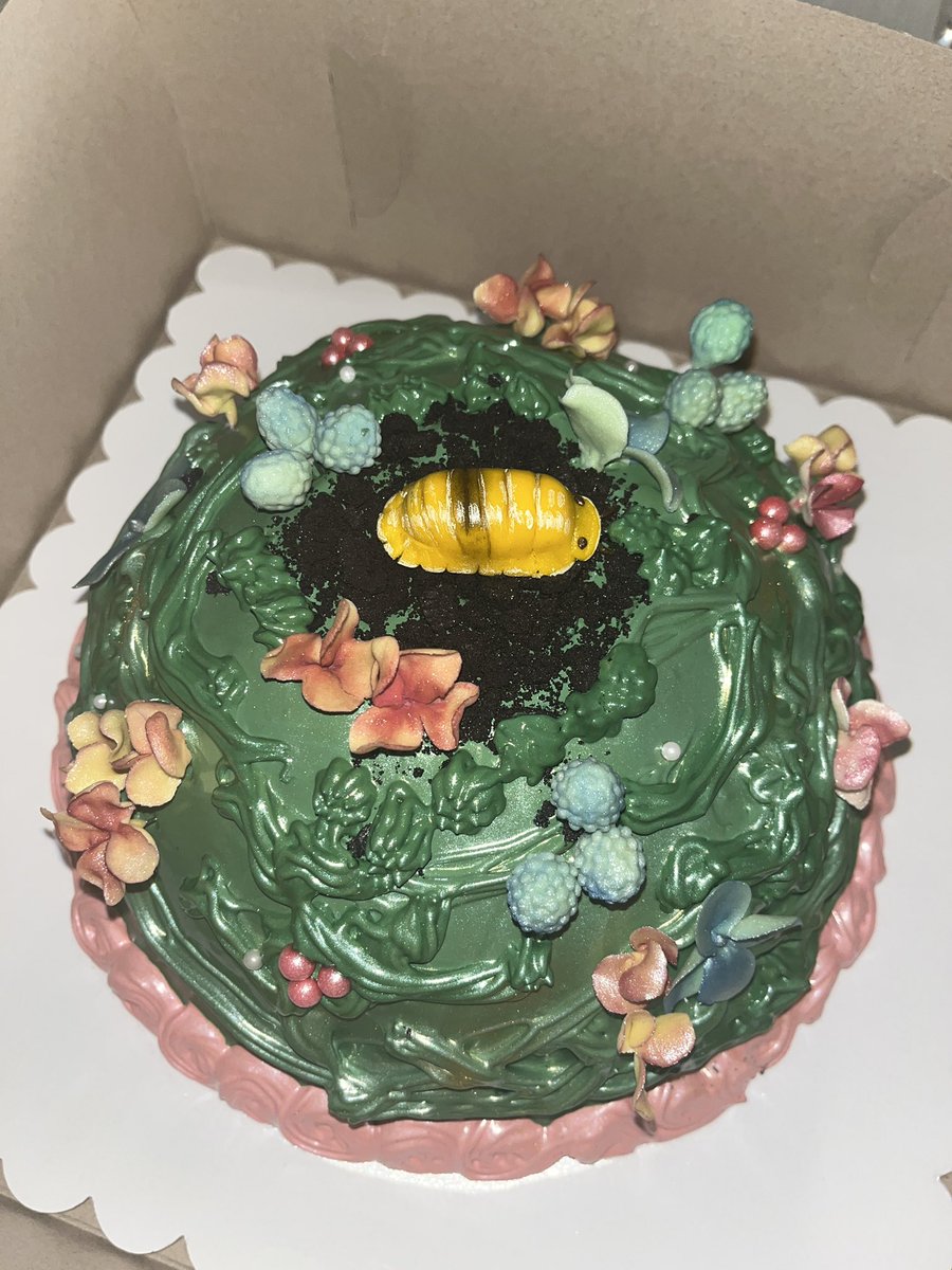 「my birthday cake is literally prettier t」|🌙clayi🐰のイラスト