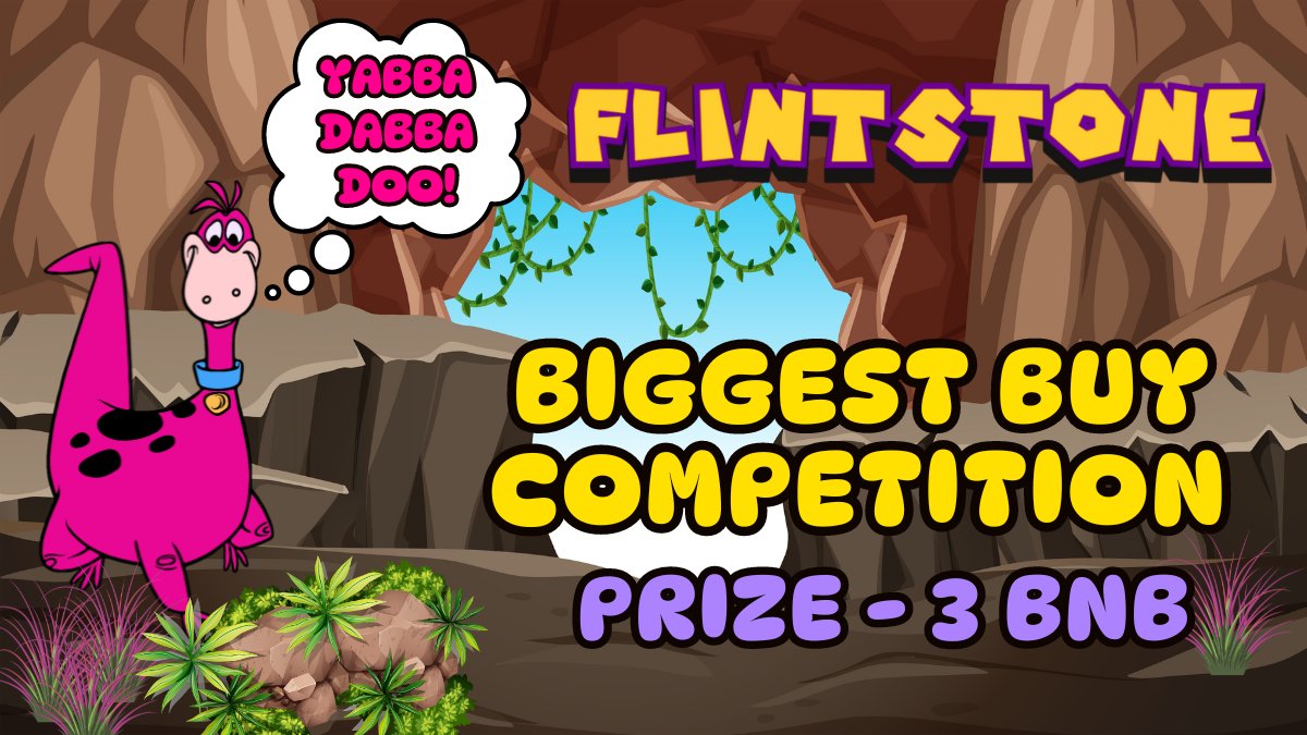 Flintstone_BNB's tweet photo. Biggest Buy Competition Started
Duration: 6 hours from NOW (min buy 0.10 BNB)
Prize: 3 BNB 💥
#FRED #GamerFi #crypto #BNB #BTCpump https://t.co/jxzNhRsZiU