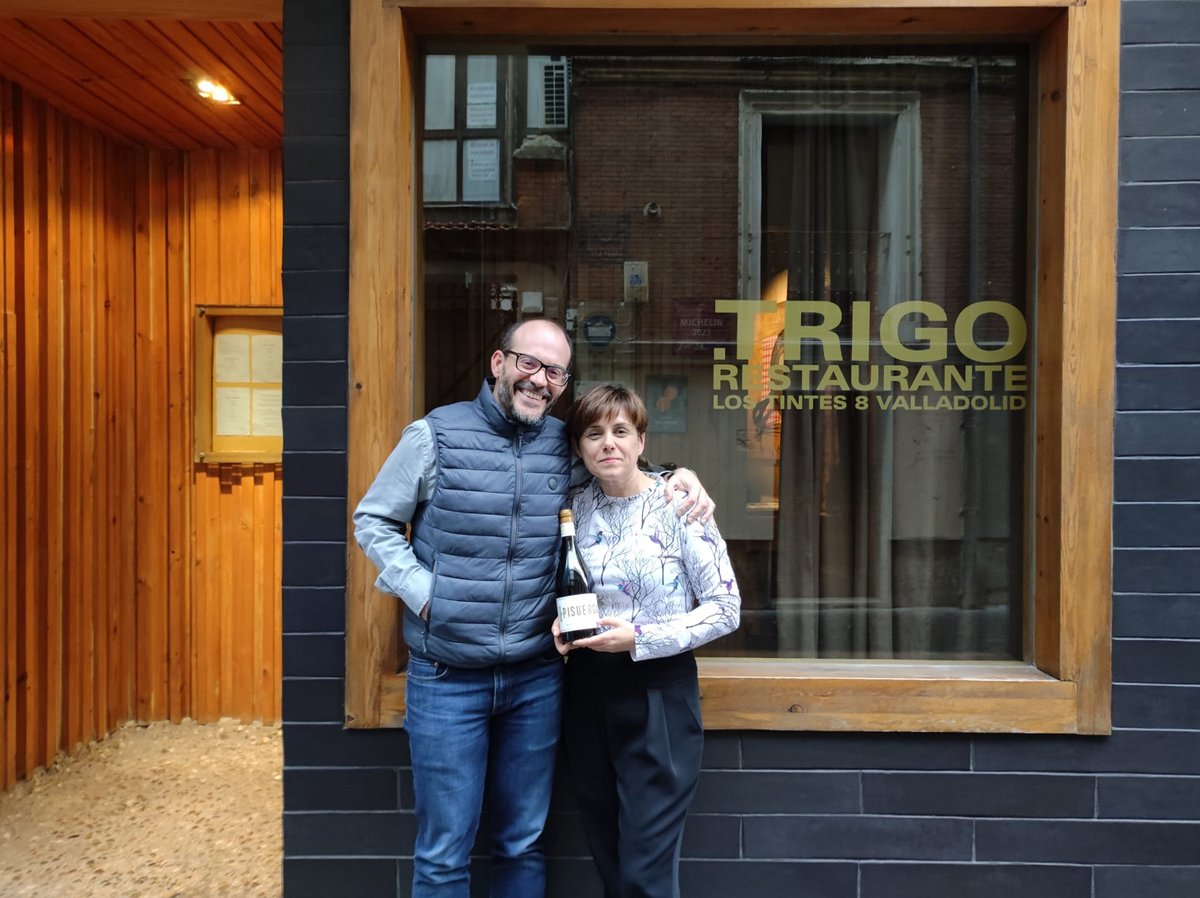 Muchísimas gracias a todo el equipo del @RteTrigo por esta nueva y fantástica experiencia gastronómica, en especial, a su sumiller, Noemí Martínez 🤩