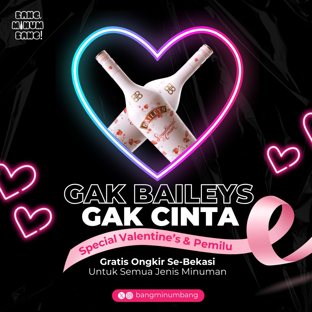 bangminumbang's tweet photo. Wah, nggak kerasa besok udah pemilu, bahkan valentine, dan untuk umat beragama Katolik, besok Rabu Abu.

Untuk memperingati 3 hari spesial tersebut, besok beli minuman di Bang Minum Bang gratis ongkir pengiriman ke seluruh kecamatan dan kelurahan di Kota Bekasi.

DM kami aja ya! https://t.co/TlxpBHMzTg