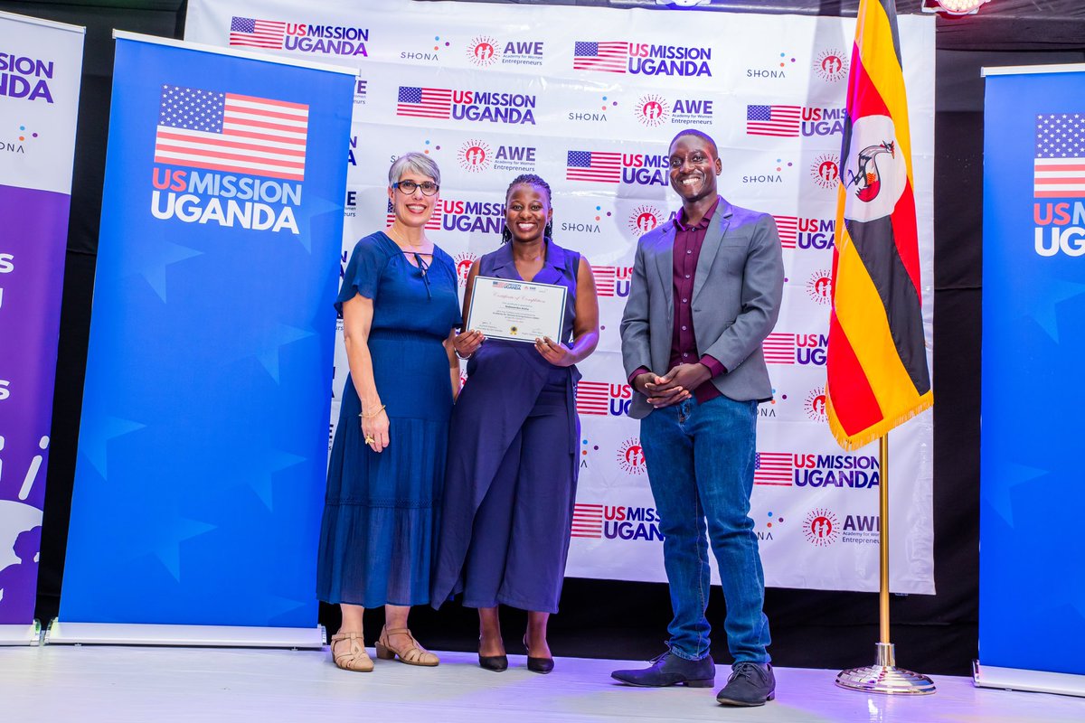 The Journey that started with just a random link on some WhatsApp group! 
Here we are, now an Alumnus of the Acamedy for Women Entrepreneurs @AWEinUganda