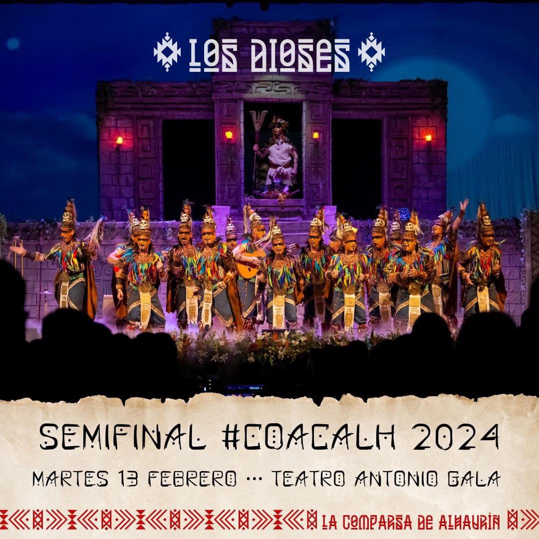 ComparsAlhaurin's tweet photo. 🛕💫 Hoy los Dioses oirán mejor nuestras oraciones porque cantaremos más cerquita del cielo. ¡Hoy cantamos en casa!
💚🤍💜
#LosDioses #CoacALH @CarnavAlhaurin https://t.co/aofRI6QLgu