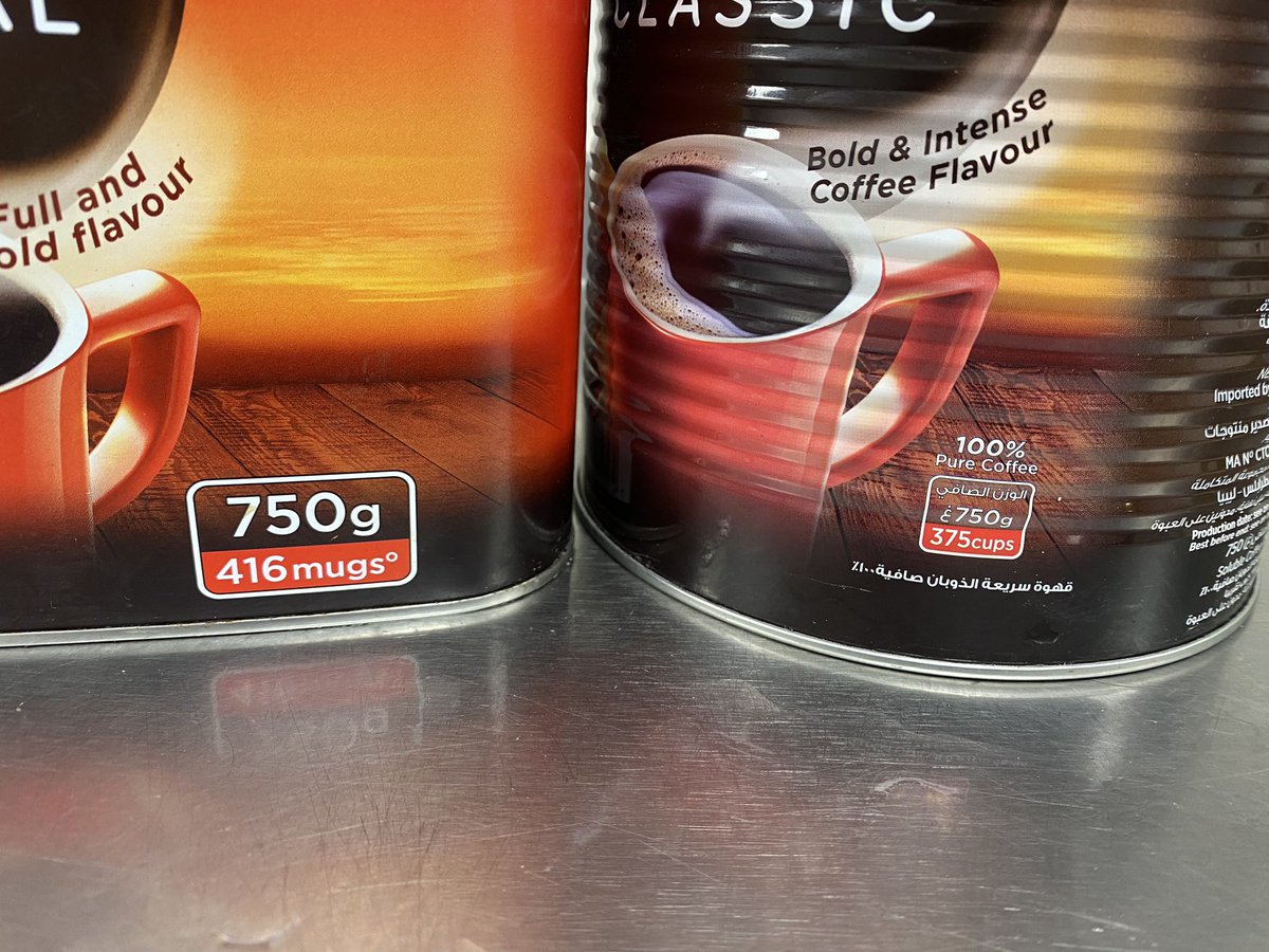 popsys's tweet image. Hi @NESCAFE what’s this all about? Same weight, less coffee? 🤷‍♂️
