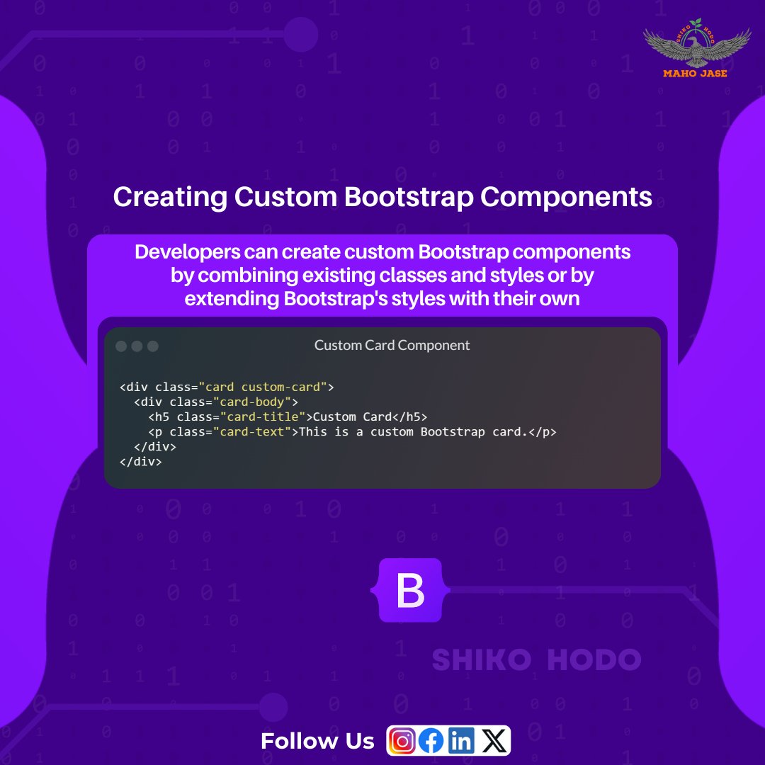 Tech Imbibing: Day 414 🧑🏻‍💻

#Bootstrap #Bootstrap4 #WebDevelopment #Frontend #CSSFramework
#ResponsiveDesign #UIFramework #BootstrapGrid #WebDesign
#BootstrapThemes #softwaredevelopment #mjit #knowmoreimbibingtechfacts #followus #learnandgrow