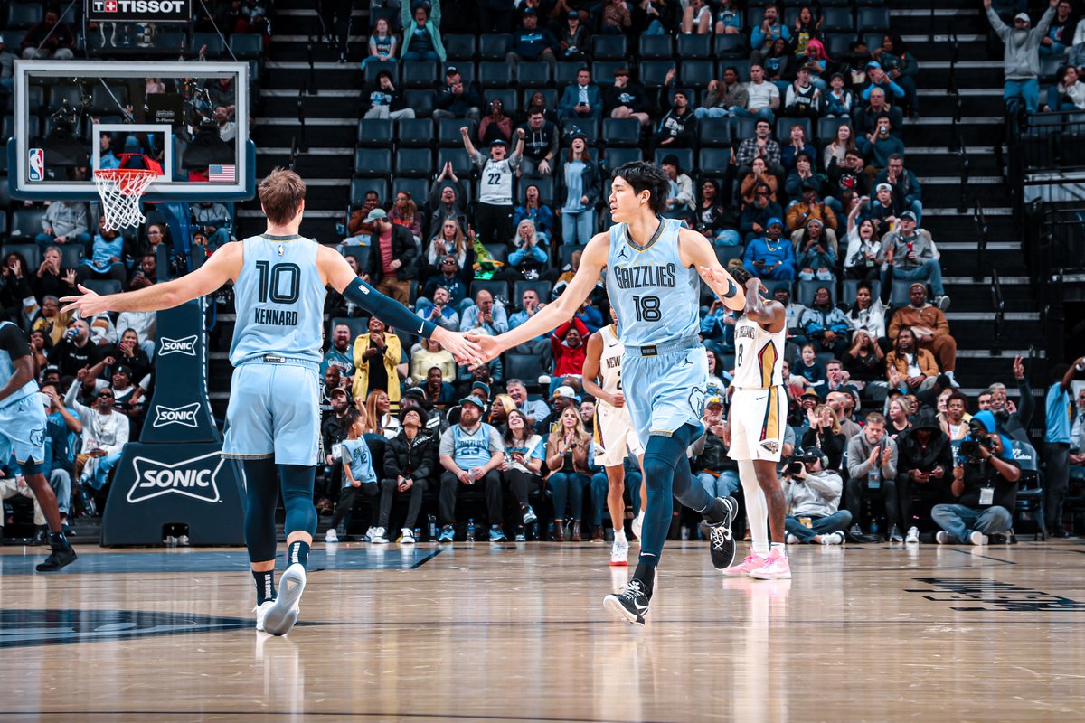 📸 メンフィス・グリズリーズ #18 #渡邊雄太 @wacchi1013