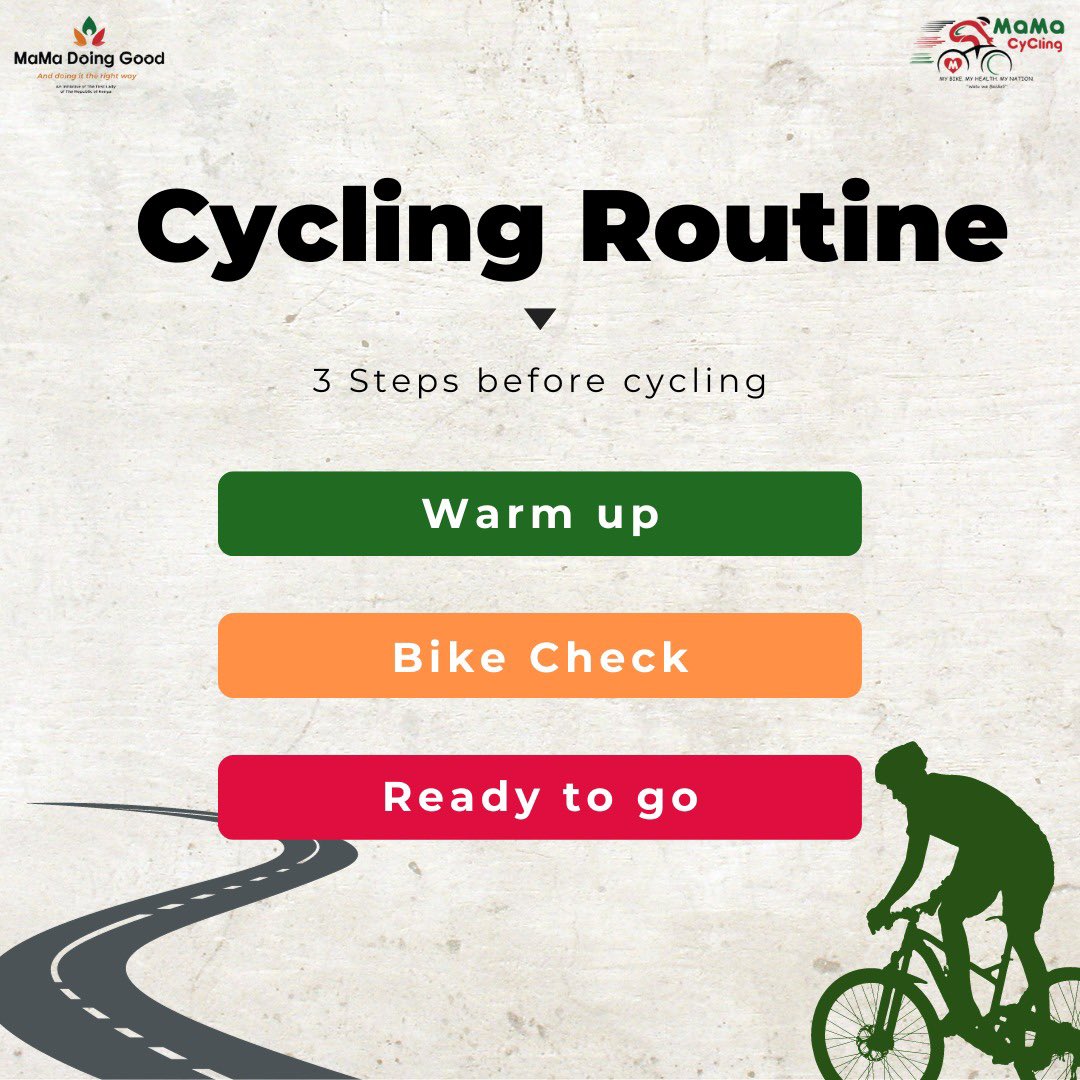 Our routine is always simple 😉 come join us today for our Tuesday Ride.

Remember a helmet is a must.