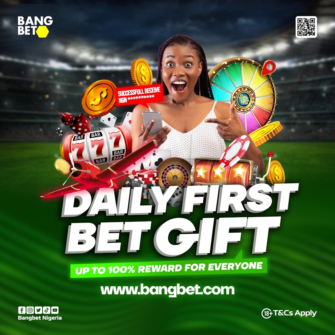BangbetNaija's tweet image. "🎉 Unlock the thrill of winning! 🆕 New users and Old users,  grab your FREE BET now and kickstart your winning journey today! bangbet.com🏆💰

 #FreeBet #UserBonus #BetWithConfidence #betwithbangbet