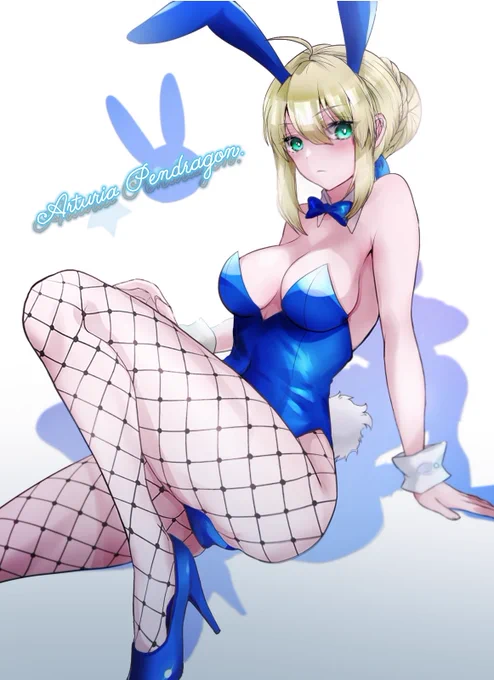 バニーガールなアルトリア(セイバー)縦長なのでタップ推奨  #FGO 