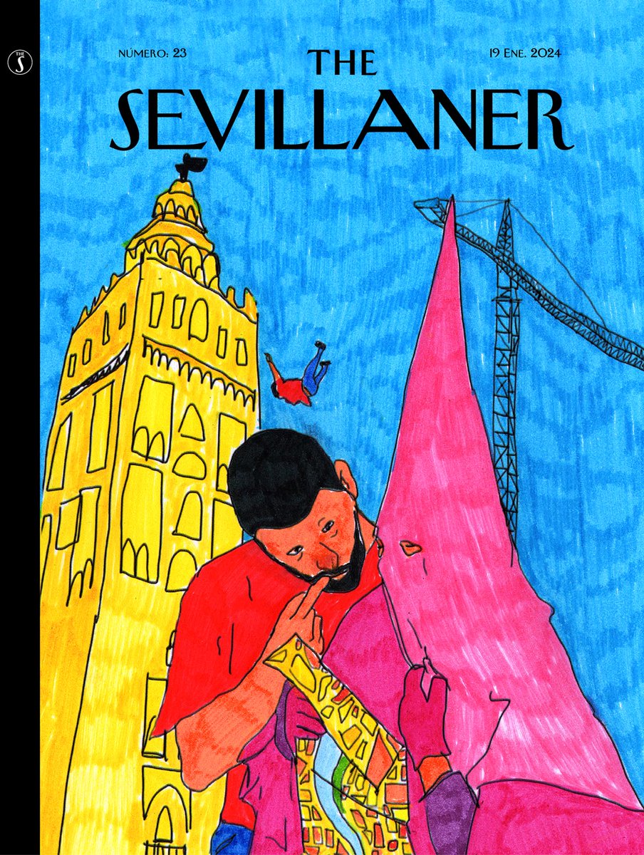estudiodavinci_'s tweet photo. Este proyecto colectivo de ilustración, The Sevillaner, en homenaje a las portadas de la revista New Yorker es una maravilla, varias ciudades como Paris o Barcelona tienen en algo similar... como veriás algo similar aquí, en #leonesp  https://t.co/O5trYOCE1D https://t.co/UOXvC5RfVO